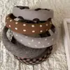 Diseño de Diadema Retro Marrón Granate Barn de Otoño Diadema de Presión para el Cabello para Aumentar el Cabello de la Parte Superior del Cráneo Pasadores Accesorios para el Cabello