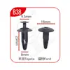 Clips de Fijación Rápida Universal Xinyida para Parachoques Delantero y Trasero, Guardabarros y Maletero de Coche