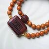 Pulsera de sándalo de Indonesia DIY de cinco artículos especificaciones 0.6 para hombres y mujeres juego literario rosario joyería decoración fabricantes mayoreo