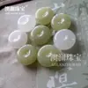 Atacado do Fabricante Pingente Fivela de Segurança de Jade Branco Afegão Cor de Jade Hetian Pingente de Jade Branco Verde Pingente de Jade Pequeno Presente