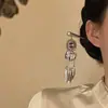"Brillo Bajo la Luna" pasador de borla de plata estilo étnico, nuevo tocado estilo chino, accesorio para el cabello estilo antiguo, pasador, adorno para el cabello