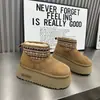 Botas de neve estilo coreano com sola grossa para mulheres, moda 2026, novo design moderno, que aumenta a altura, botinhas, botas de neve quentes