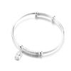 Pulseira antiga da marca Xiangyun Ping An, estilo chinês, de nicho, feminina, banhada a prata 999, sólida, push-pull