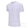 Camiseta deportiva de secado rápido, cuello redondo, manga corta, estampada, para exteriores, transpirable, para correr, fitness, ropa de trabajo, con logotipo impreso.