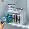 Refrigerador japonés importado tablero de partición combinación soporte de almacenamiento compartimento interno para alimentos estante retráctil de almacenamiento por capas
