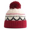 Comercio Exterior Retro Bola de Pelo Jacquard Ins Sombrero de Lana Tejido Coreano Infantil Otoño e Invierno Lindo Cálido Combinable Cara Pequeña