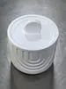 Taza de vela perfumada de yeso simple y creativa, recipiente de yeso para velas perfumadas DIY, portavelas de taza vacía regalo