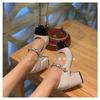Zapatos Mary Jane Retro de Tacón Alto para Mujer, Estilo de Noche de Una Sola Línea, Zapatos Elegantes, Primavera y Otoño 2021