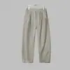 Calças Casuais Masculinas Elásticas com Cordão Largas para o Outono de 2025 Versáteis Calças de Moletom Direto do Fabricante