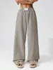 Comércio Exterior Transfronteiriço Amazon 2025 Europeu e Americano Harajuku Casual Calça Casual Solta de Cintura Alta Item Quente