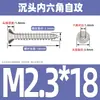 Tornillo autorroscante hexagonal de cabeza avellanada de acero inoxidable 304, cabeza plana, tornillo para madera, tornillo autorroscante hexagonal M3M4M5M6