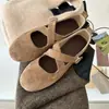 Primer Encuentro Temporada Estilo Coreano Zapatos de Una Sola Pieza Elásticos de Tira Cruzada Boca Baja para Mujer 2026 Otoño Tacón Bajo Punta Redonda Zapatos Mary Jane para Mujeres Jóvenes