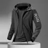 Jaqueta corta-vento para ciclismo masculina Roupas de ciclismo de montanha e estrada Ajuste solto Manga longa Primavera À prova de vento Secagem rápida Equipamento