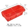 Molde de Silicona para Pastel Rectangular Grande Molde para Hielo Bandeja de Silicona para Hornear Moldes para Pastel Molde para Pan Tostado Suministros para Hornear