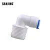 Compra no atacado 4046 Purificador de água RO Bomba de água Conector 3 dentes para dois cotovelos de carga Conector POM espessado