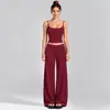 Conjunto de Colete de Yoga Transfronteiriço Europeu e Americano para Mulheres, Tecido Escovado, Lindo Design nas Costas, Regata Esportiva com Bojos, Conjunto de Roupa de Ginástica para Usar por Cima