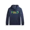 Coleção de Primavera Ralph Lauren Polo: Moletom com capuz em algodão puro, unissex, estilo pullover, adequado tanto para uso interno quanto externo, 100% algodão