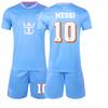 2526 Traje azul Jersey de Club de Grandes Ligas Nuevo Miami Dos Visitante No.10 Messi Jersey de Fútbol