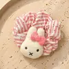 Gomas para el pelo sencillas estilo academia para niñas, Gomas para el pelo de cuadros, DIY, de dibujos animados, lindas, Accesorios al por mayor, Al por mayor en stock