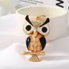Pingente Chaveiro Coruja Estilo Coreano Chaveiro de Carro Strass Colorido Animal Cartoon Pingente de Bolsa Presente Pequeno Presente
