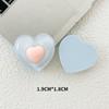 Accesorios de resina de amor de doble capa de color transparente con hielo, pegamento en crema, horquilla para el pelo, cuerda para la cabeza, pegatina para el refrigerador, pegatina para taza de agua