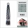 Coleta Falsa Trenzada para Mujer, Trenzas de Boxeadora Versátiles, Rastas, Mechas de Colores, Doble Coleta Falsa de Chica Popular
