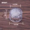 Tapa superior para vaso mezclador de PC Vaso mezclador con escala Juego de tapas para botella mezcladora Shaker Resina Shaker Shaker Shaker