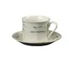 Taza de café de fabricante taza de café taza de café platillo juego taza de café de cerámica taza de café