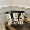 Lindo Casual Estampado de Oso Gran Capacidad 2024 Nuevo Simple Commuter Hombro Estudiante Bolso Tote de Mano para Mujer