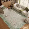 Tapete Boêmio Floral Amazon Transfronteiriço para Sala de Estar, Tapete Lavável de Cashmere com Cobertura Total, Tapete de Quarto ao Lado da Cama
