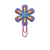 [Serie de flores] linda flor pegamento flexible de PVC accesorio estudiantil decoración para paper clip marcapáginas venta al por mayor