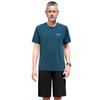 Roupas de Verão para Pai de Meia-idade e Idoso Conjunto Esportivo Camiseta Casual Solta de Manga Curta Roupas de Pai Masculino Novo Estilo Verão 2024