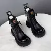 Botas Martin de moda para mujer, nueva colección Otoño/Invierno 2026, estilo británico, modernas y versátiles, con suela gruesa, elegantes y forradas para abrigar, botines para mujer