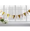 Bebé Un Año Bandera de Letras Feliz Cumpleaños Flor Feliz Cumpleaños Estandarte de Banderines con Estampado en Caliente Decoración