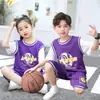 Conjunto Esportivo Masculino Infantil Fino Médio e Grande Infantil Secagem Rápida Manga Curta Shorts Conjunto de Duas Peças Roupa de Verão Infantil Camiseta Feminina Tendência