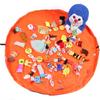 Bolsa Multifuncional de Almacenamiento Rápido para Juguetes de Bebé Bolsa con Cordón de Almacenamiento para Niños al Aire Libre Bolsa con Cordón de Tela Oxford para la Playa