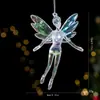 Nuevo Colgante de Copo de Nieve y Alce de Acrílico Colorido para Árbol de Navidad Decoraciones Navideñas DIY Adornos para Colgar en la Ventana