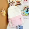 2025 Nova Mochila Escolar Versátil Estilosa de Nicho Mochila Fresca e Leve Feminina Mochila Simples de Grande Capacidade para Viagem