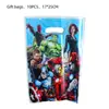 Set de Fiesta de Cumpleaños y Festividades para Niños de los Vengadores Banderines Vasos de Papel Platos de Papel Máscaras Set de Vajilla para Fiesta