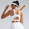 Nuevo Sujetador Deportivo, Correas Anchas para Hombros para Pilates Yoga, Sin Aro de Acero, Copa Integrada, Sujetador Deportivo de Alta Resistencia Anti-Caída