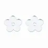 Accesorios de verano frescos diseño de espejo de resina parche de flor de amor material para accesorios para el cabello DIY funda de teléfono