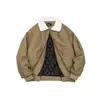 Roupas Masculinas Beijie 2025 Inverno Novo Jaqueta de Algodão com Gola de Lã de Cordeiro Roupa de Trabalho Masculina Casaco de Algodão Marca Tendência Jaqueta Grossa de Algodão para Casal