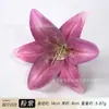 Cabeza de flor de lirio artificial 3D realista, accesorio para el cabello Hanfu, materiales para manualidades DIY, accesorio para fotos de boda, guirnalda de flores, arreglo floral