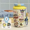 Nueva taza térmica de acero inoxidable 316L, diseño inspirado en la dopamina, perfecta para niños, creativa y portátil, ideal para estudiantes, taza de café moderna