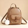 [Bolso de Mujer Shichen] Mochila de Cuero Suave 2025 Nuevo Estilo Coreano Combinable Gran Capacidad Mochila de Viaje para Mujer Mochila Escolar