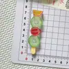 Espetos de Doce de Fruta de Resina Transparente Presilhas de Cabelo DIY Capa de Celular Caixa de Joias Pequenos Acessórios de Resina