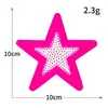 Estrela de Cinco Pontas Grande Boutique Estrela Bordada por Computador Adesivo de Tecido Bordado Patch para Roupas DIY Patch para Roupas Sapato Bolsa Decoração Patch