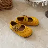 Zapatos de Cuero para Niñas 2026 Nueva Colección Primavera y Otoño Lindos Suaves de Lunares Zapatos de Princesa para Niñas Pequeñas con Suela Suave y Diseño Antideslizante
