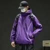 Jaqueta Funcional Corta-Vento Personalizada para Meninos Primavera 2024 Nova Estilo Montanha Roupas de Montanhismo ao Ar Livre Jaqueta com Capuz