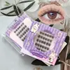 Série de Cílios Postiços Transfronteiriços, Modelo de Comércio Exterior, Pequeno Seis Fileiras Estilo Popular Totalmente Inglês, Cílios Postiços Espessos de Agrupamento Único Sem Cola